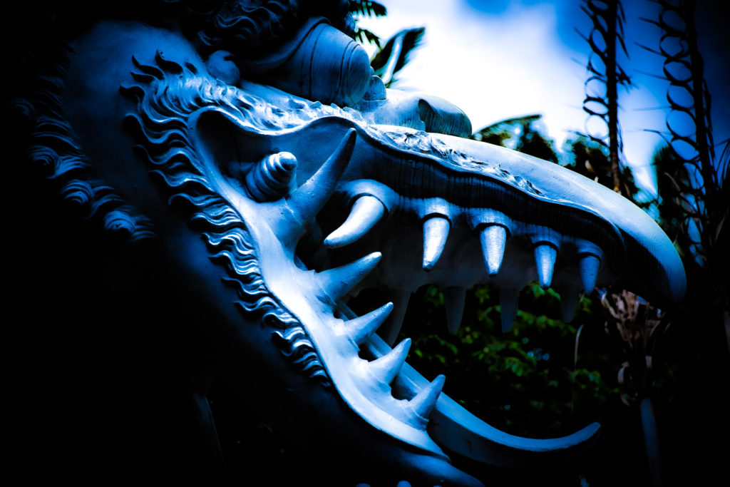 インドネシアの蛇の怪物